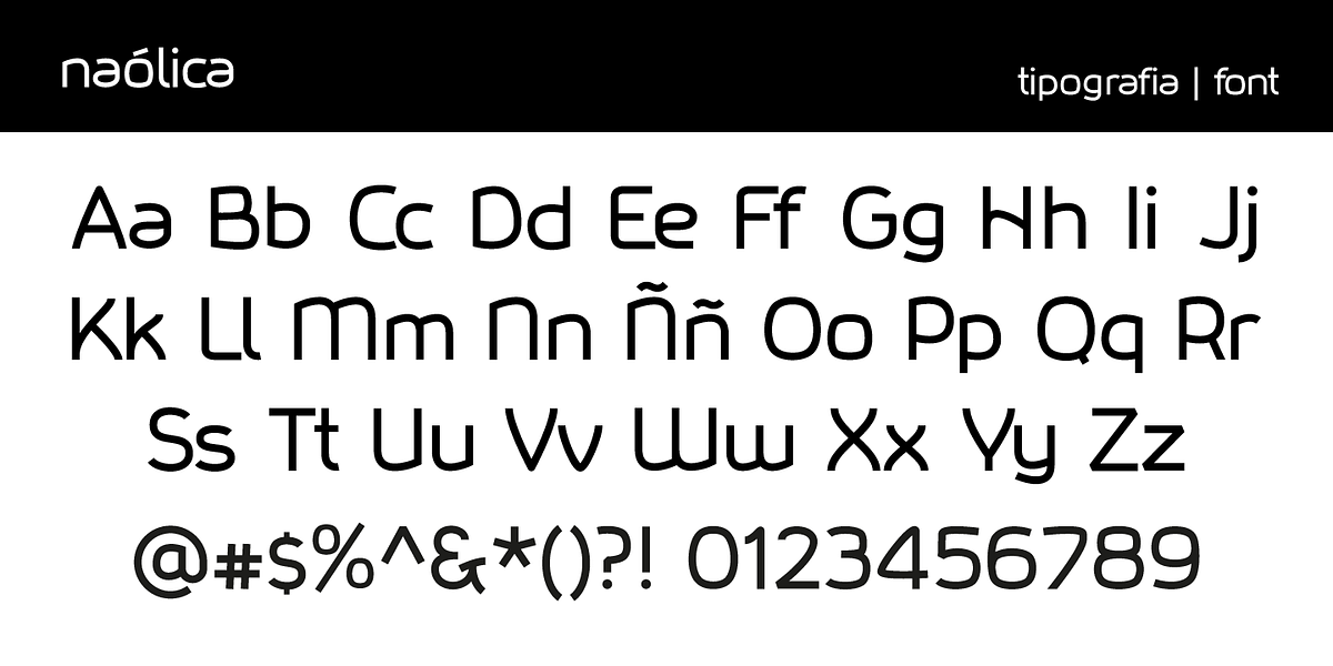 Naolica, a Sans Serif Font by Ixipcalli (Photo 3 of 6)
