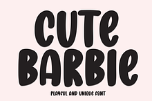 Cute Barbie | Script Font