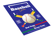 Baseball Sport Flyer, a Flyer Template by PenciGraphics (Thumbnail 2 of 2)