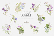 Meadow Flowers Strawberry Collection, a Decorative Illustration by ReachDreams (Thumbnail 4 of 11)