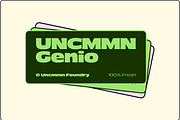 Uncmmn Genio - Display Sans Serif, a Sans Serif Font by Kotivoro (Thumbnail 4 of 15)