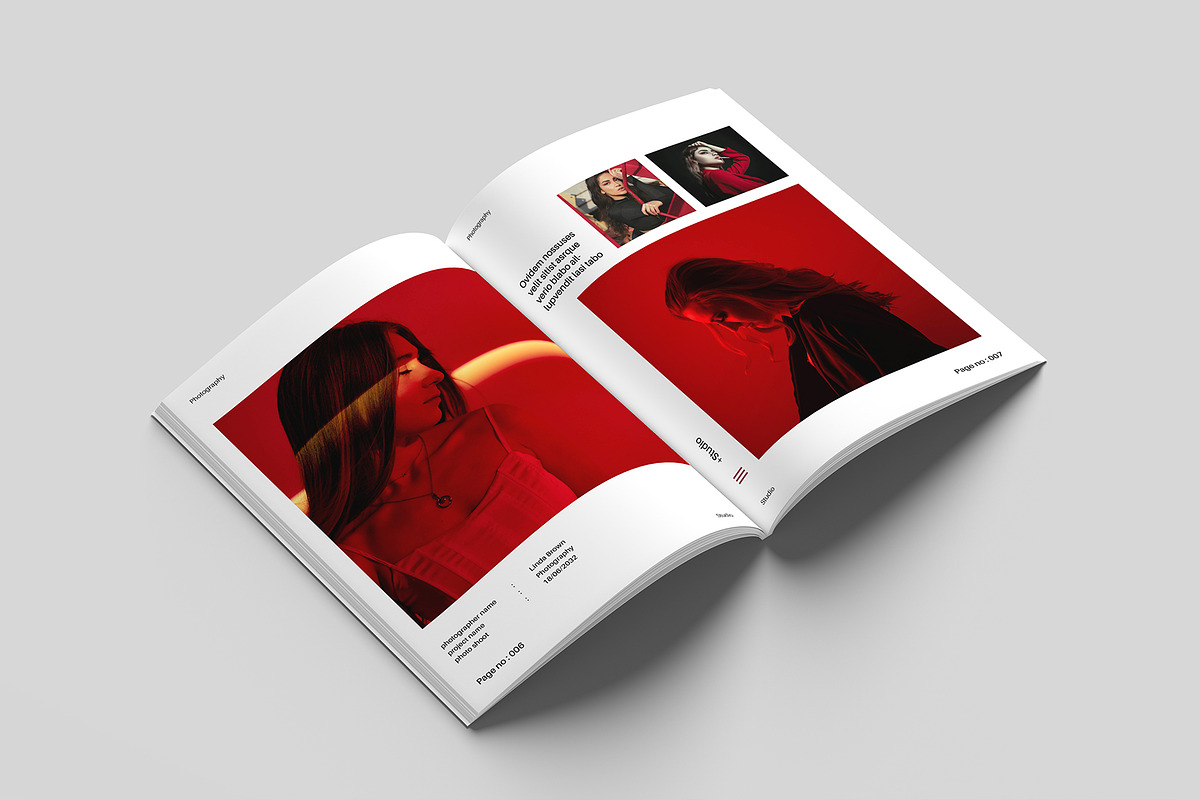 Photography Portfolio Template, a Brochure Template by GoldenGrid Studio (Photo 4 of 12)