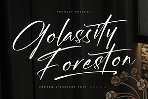 Golassity Foreston Modern Signature