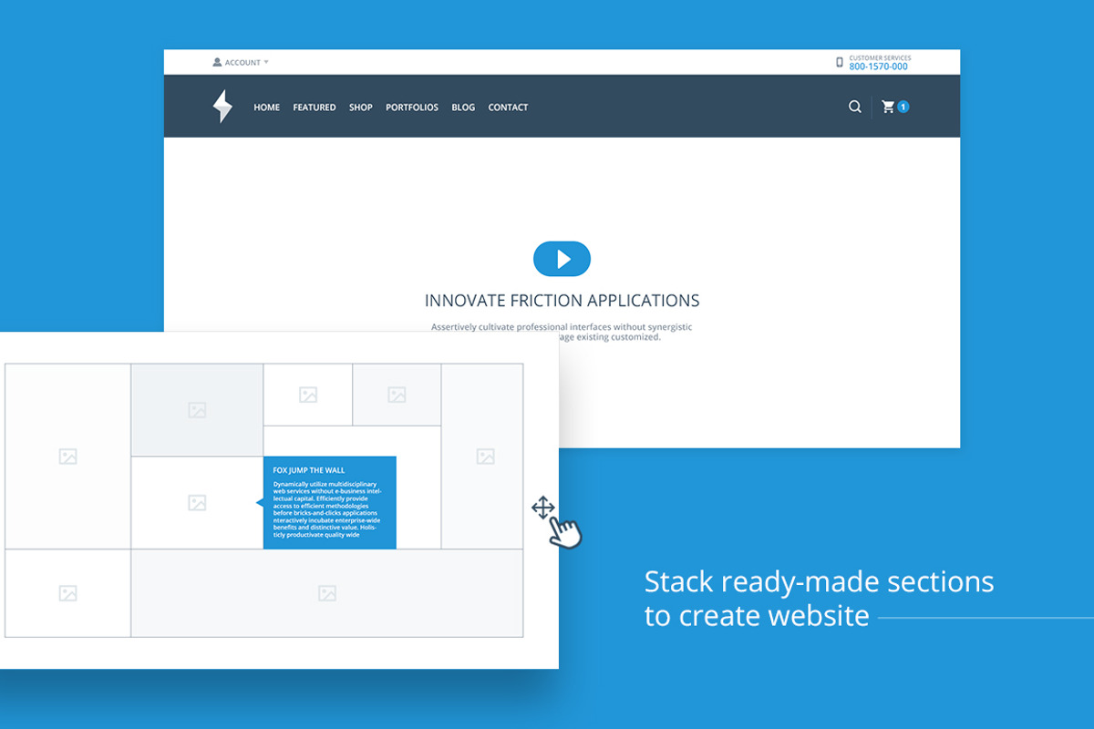 WebWire - Wireframe & UI Starter Kit, a Wireframe Template by UIMint (Photo 3 of 7)
