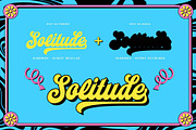 Sundries Bold Script with Extruded, a Script Font by Angin Studio (Thumbnail 3 of 18)