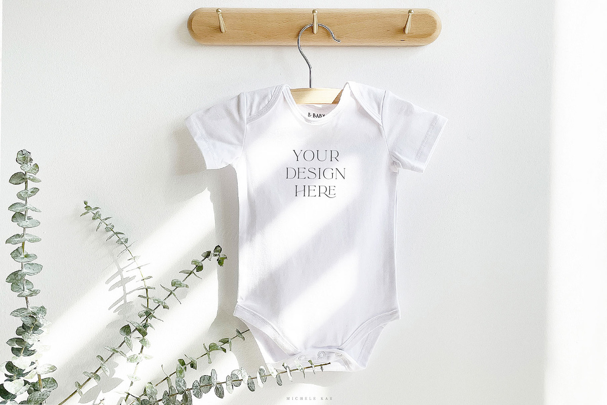 18 Onesie Mockups, a Household Mockup by Michèle Kae (Photo 6 of 7)