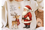Retro Believe In The Magic Png, a Seasonal Illustration by Craft Nest (Thumbnail 4 of 6)