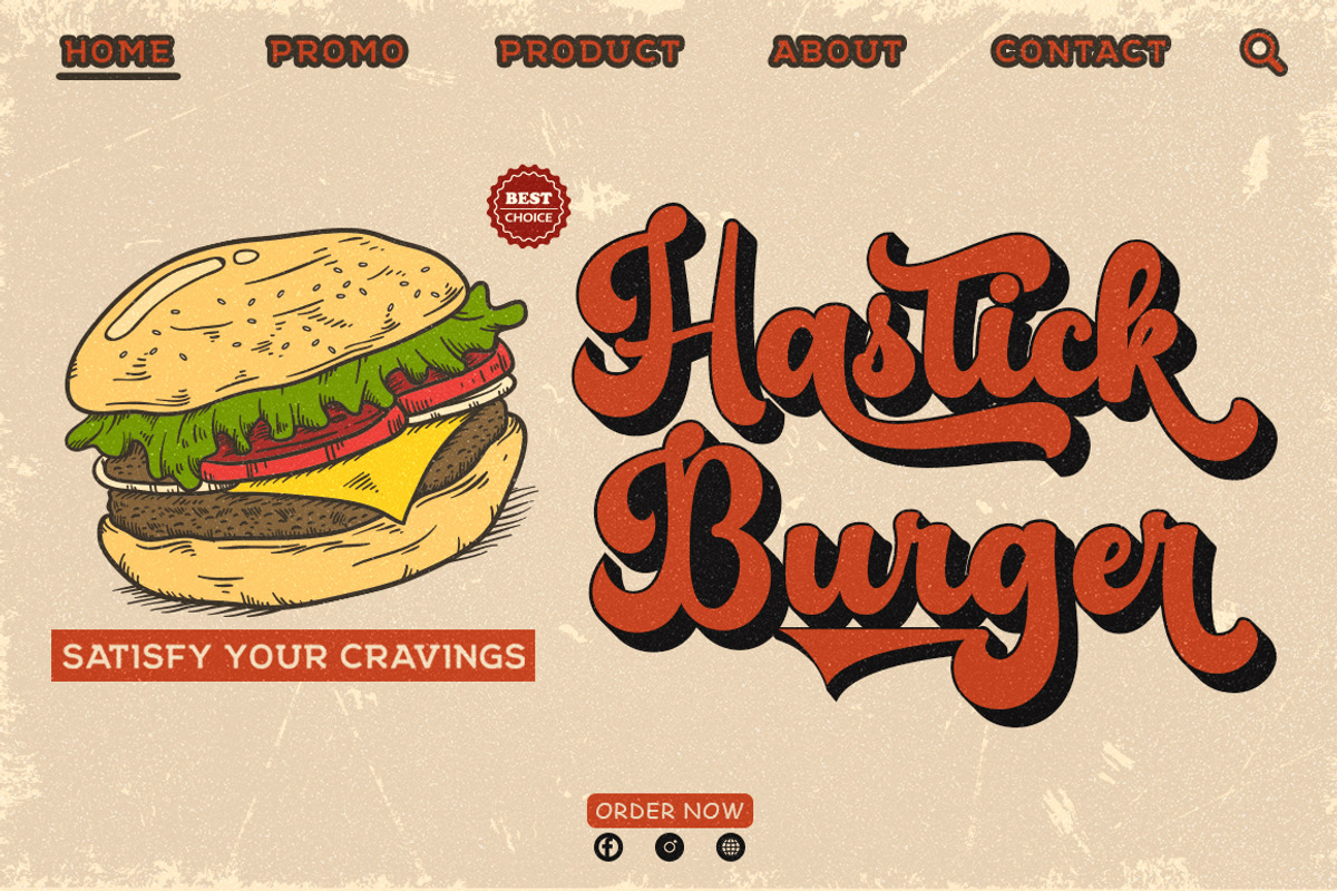 Pinky Retro, a Script Font by Soft Creative (Photo 2 of 9)