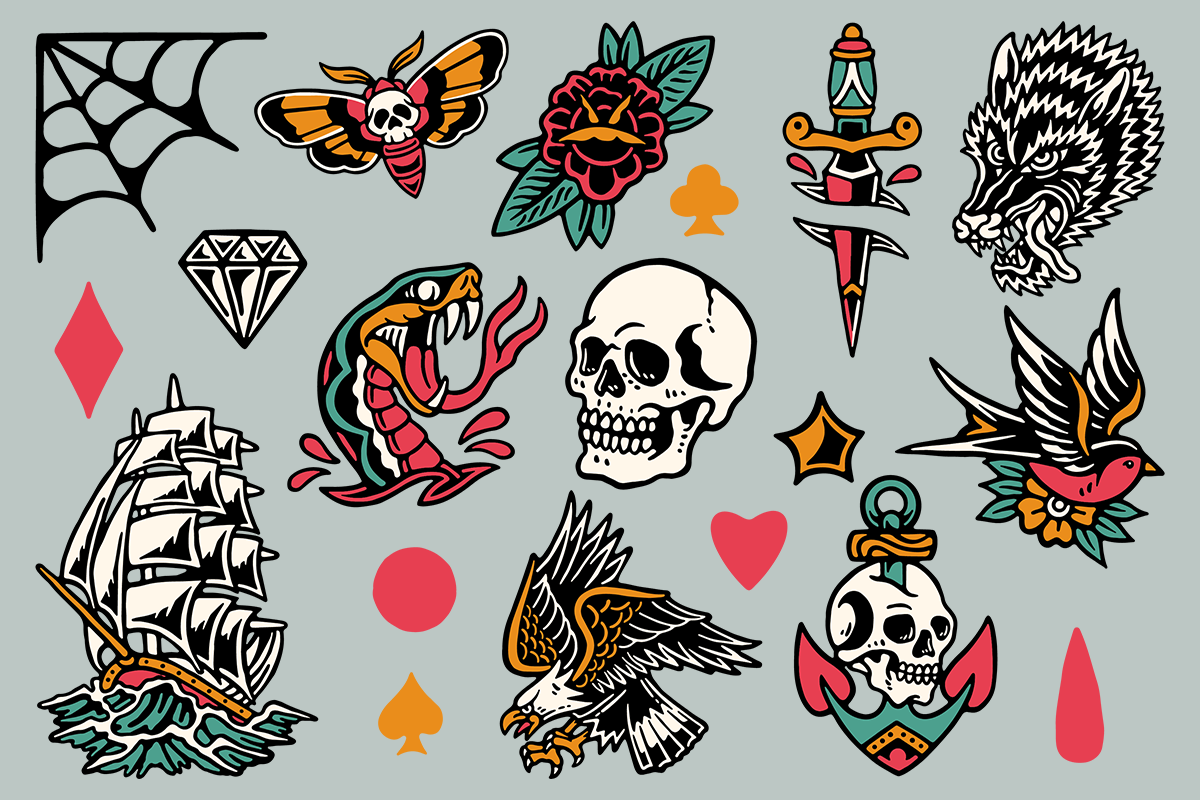 Tattoo Flash Package, an Illustration by Localmad (Photo 2 of 6)