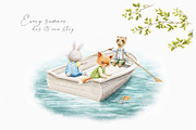 My best summer, an Animal Illustration by Mimomy (Thumbnail 3 of 16)