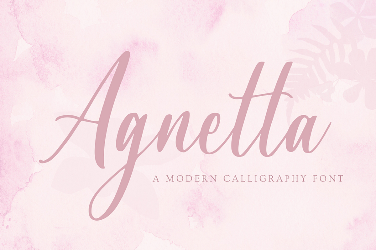 Agnetta - Calligraphy Font