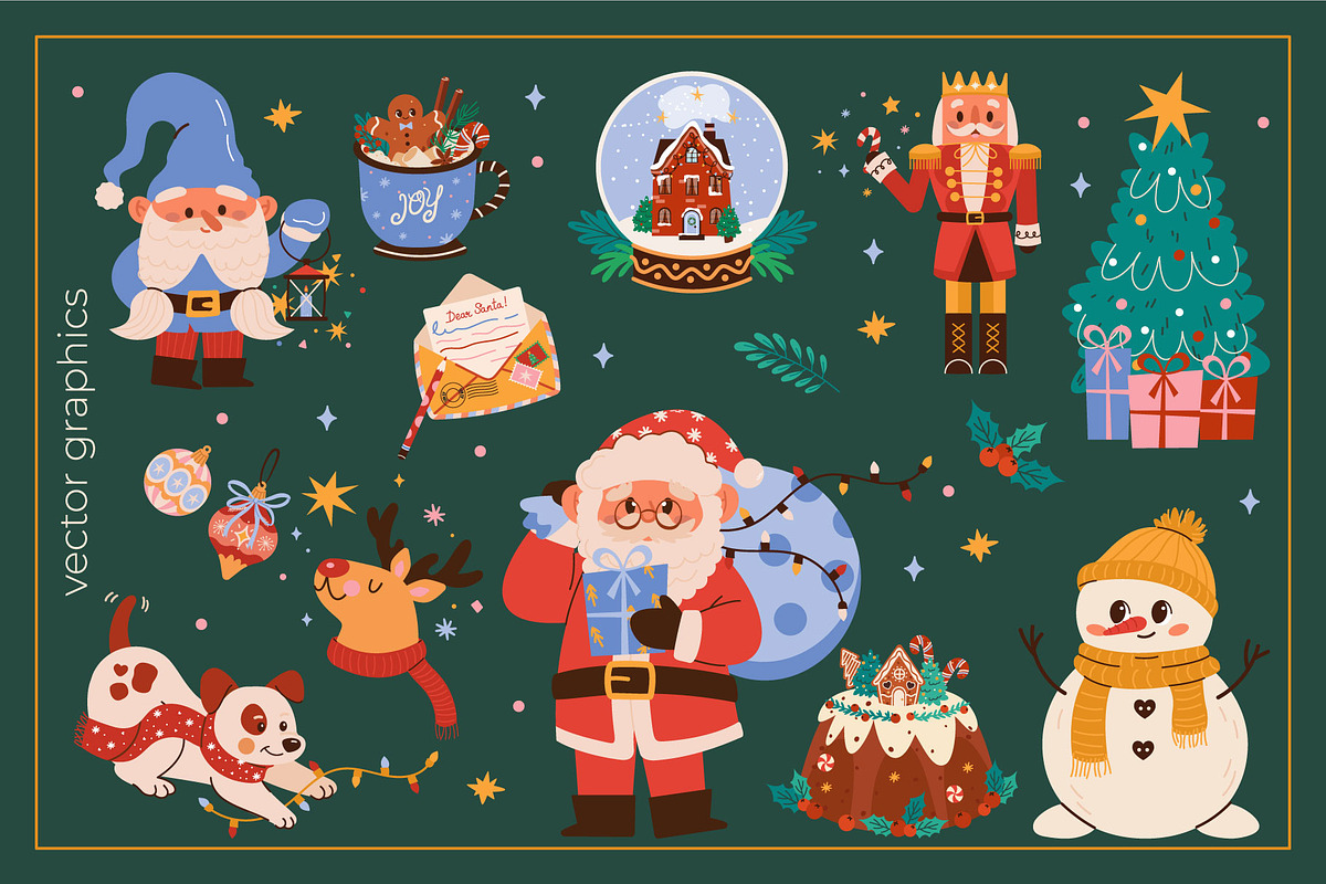 Christmas Graphics, a Decorative Illustration by mmatvi (Photo 2 of 6)