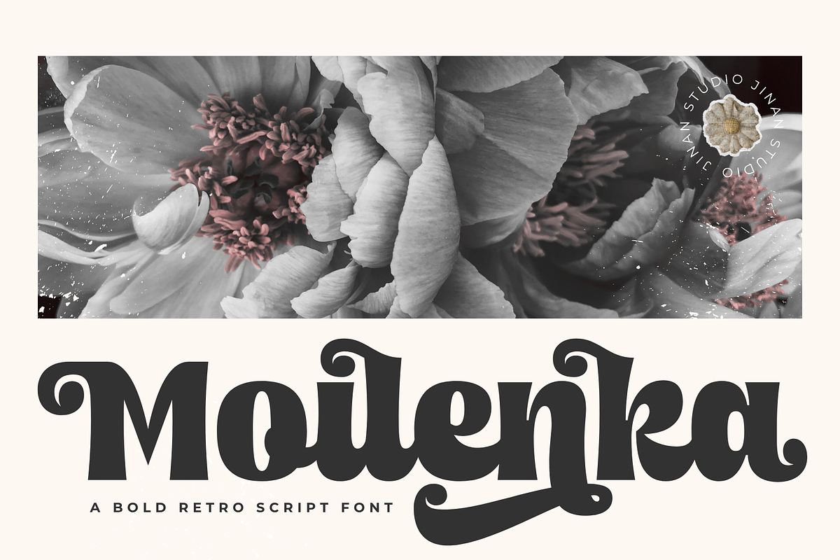 Moilenka - A Bold Retro Script, a Handwritten Font by Ainun Jinan (Photo 1 of 12)