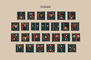 Totes Buch Gothic Woodcut Initials, a Blackletter Font by kaer_shop (Thumbnail 2 of 12)