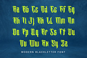 Roffes Brawry - Modern Blackletter, a Blackletter Font by Dhabee (Thumbnail 3 of 15)