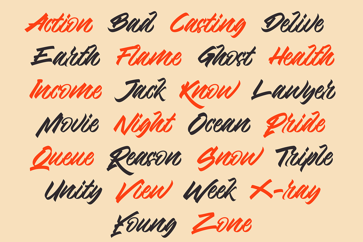 Axentav HSC, a Script Font by ilhamtaro (Photo 5 of 11)