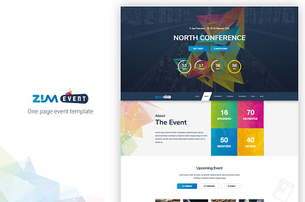 Zim Event - One Page Event Template