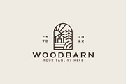 Woodbarn Logo Template, a Branding & Logo Template by Guna Studio (Thumbnail 1 of 4)