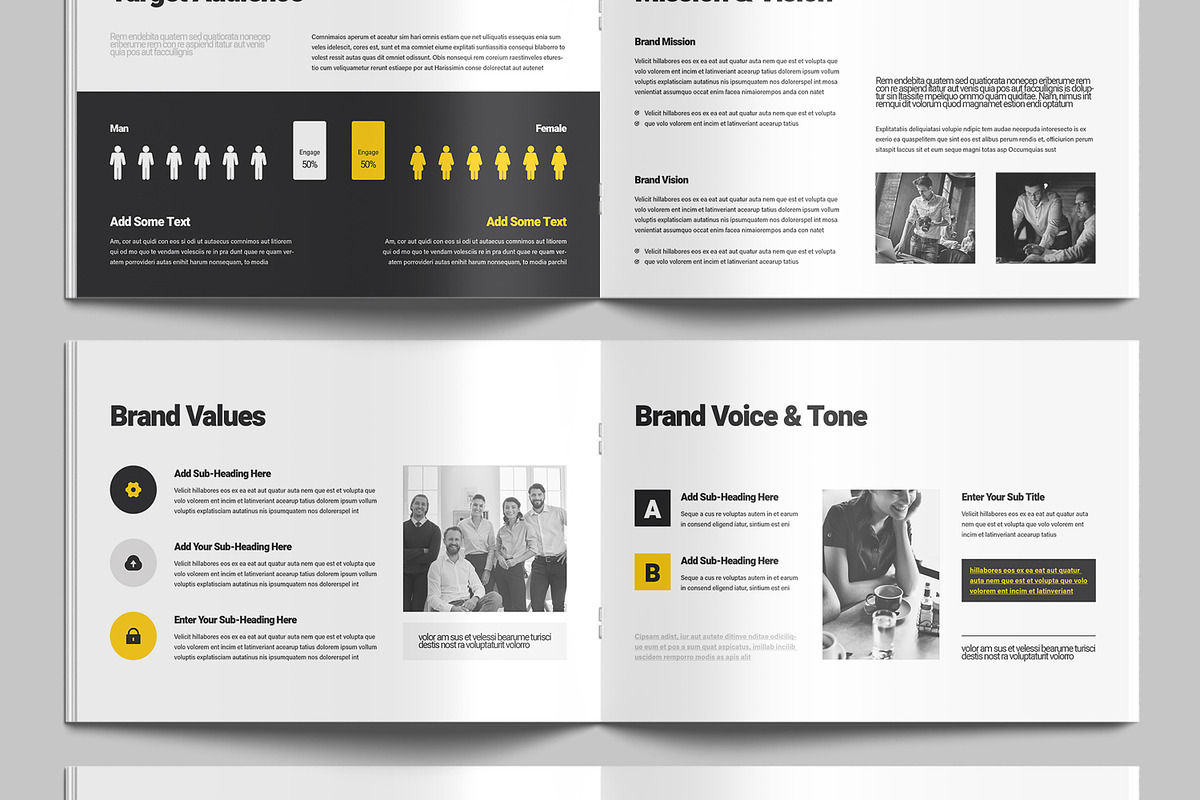 Brand Strategy Template, a Brochure Template by MightyDesign (Photo 4 of 9)