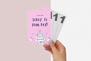 Invitation & Greeting Card Mockup v3, a Packaging Mockup by Illusiongraphic (Thumbnail 12 of 21)