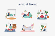 Stay at home, set of illustrations, an Education Illustration by Marish (Thumbnail 4 of 7)
