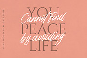 Thousand Brights - Script Font, a Script Font by Letterhend Studio (Thumbnail 7 of 9)