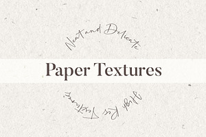 Delicate Paper Textures