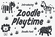 Zoodle Playtime Doodle Brush Font, a Font by PutraCetol Studio (Thumbnail 1 of 5)