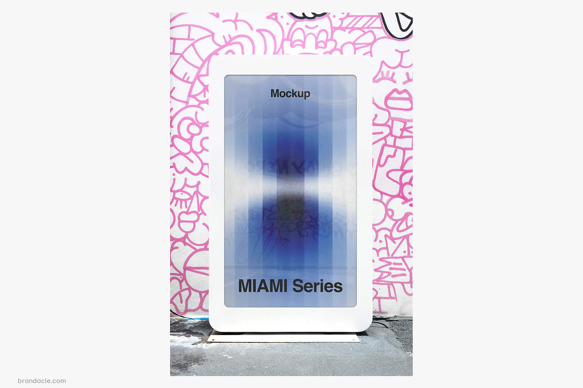 Miami Poster Mockup, US25MIA286, an Advertising Mockup by Brandacle Mockups (Photo 3 of 3)