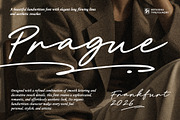 Prague | 02 Font with Swash, a Script Font by Metasena Typefoundry (Thumbnail 1 of 10)