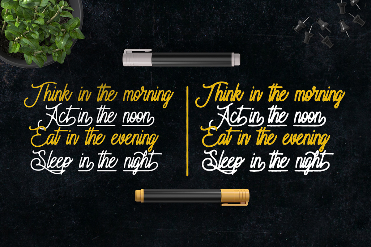 Moonchrome typeface + Bonus preview 6