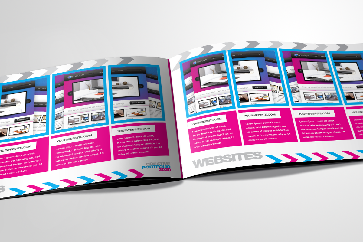 RW Design Agency Portfolio Brochure, a Brochure Template by Reclameworks (Photo 3 of 5)