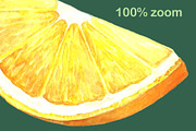 Watercolor oranges, an Illustration by Art Watercolor (Thumbnail 2 of 5)