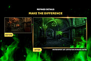 90+ Green Fire Overlay Effects, an Object Graphic by Mikel Blazgad (Thumbnail 5 of 10)