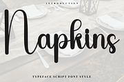 Napkins, a Handwritten Font by FreshTypeINK (Thumbnail 1 of 8)