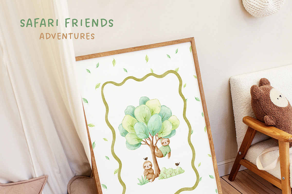 Safari Friends, adventures animals, an Animal Illustration by polikarpovaart (Photo 23 of 24)