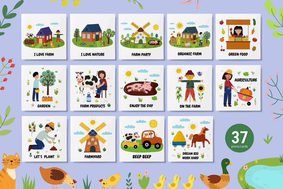 Big Farm Collection: 697 in 1, an Animal Illustration by Gulnara Sabirova (Photo 26 of 30)