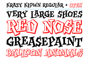 Krazy Klown - lively pen serif font, a Handwritten Font by Comicraft Fonts (Thumbnail 2 of 4)