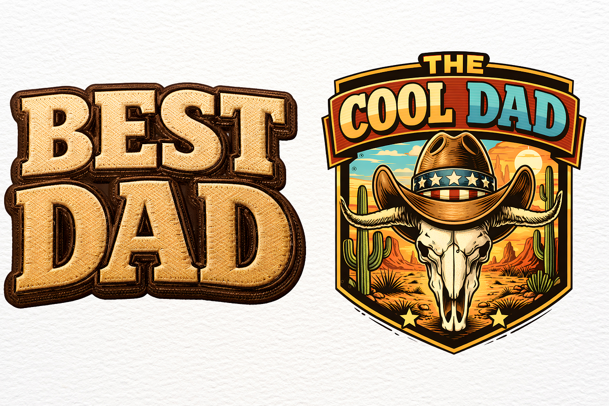 Western Dad Clipart Father's Day PNG, a Seasonal Illustration by SugarCloudStudioArt (Photo 2 of 4)