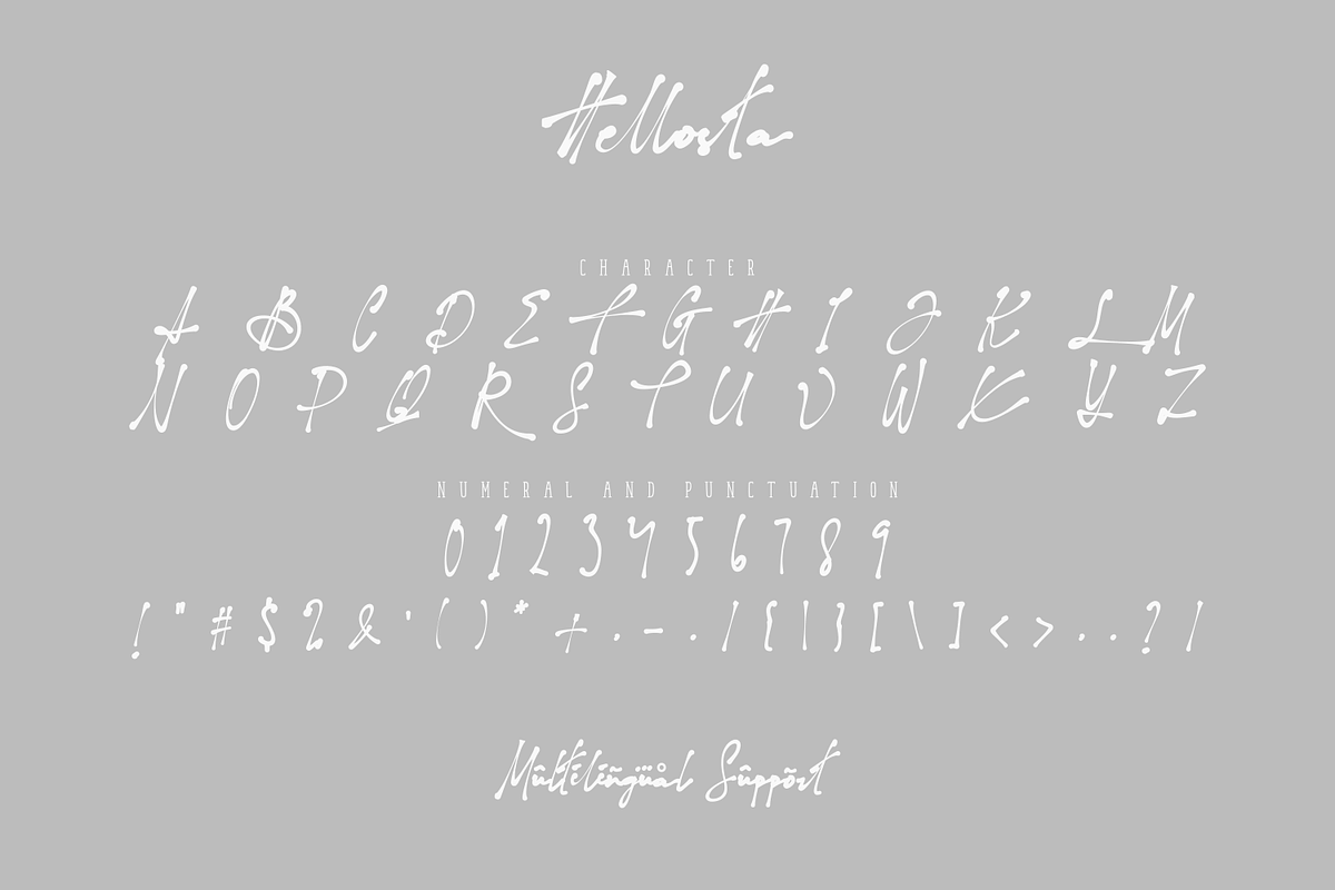 Hellosta, a Script Font by Mozyen Studio (Photo 15 of 16)