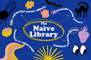 Naive Art Clipart + Posters, an Object Graphic by angelainthefields (Thumbnail 2 of 17)