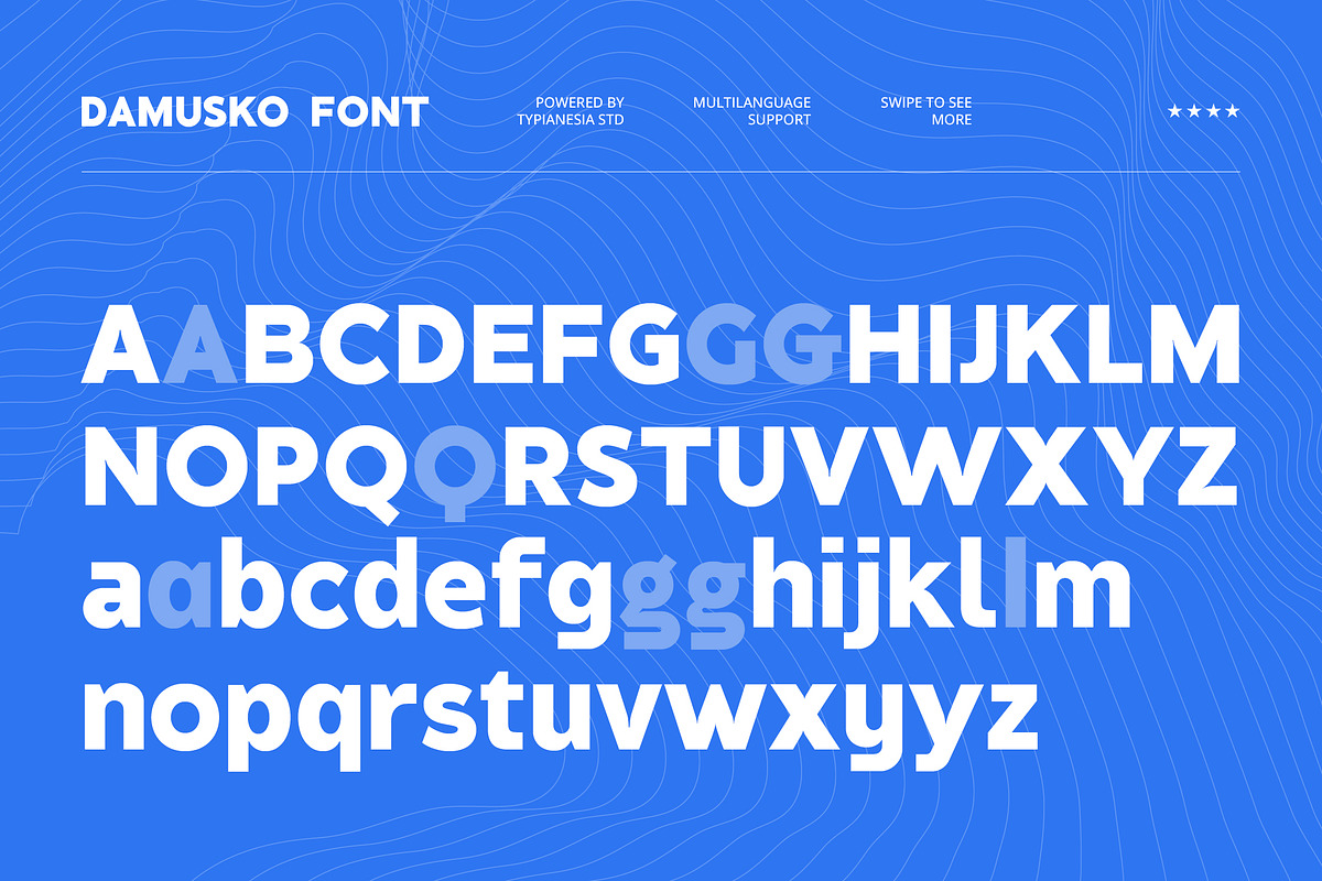 Damusko - Damusko - Classy Sans Seri, a Sans Serif Font by Typia Nesia (Photo 2 of 15)