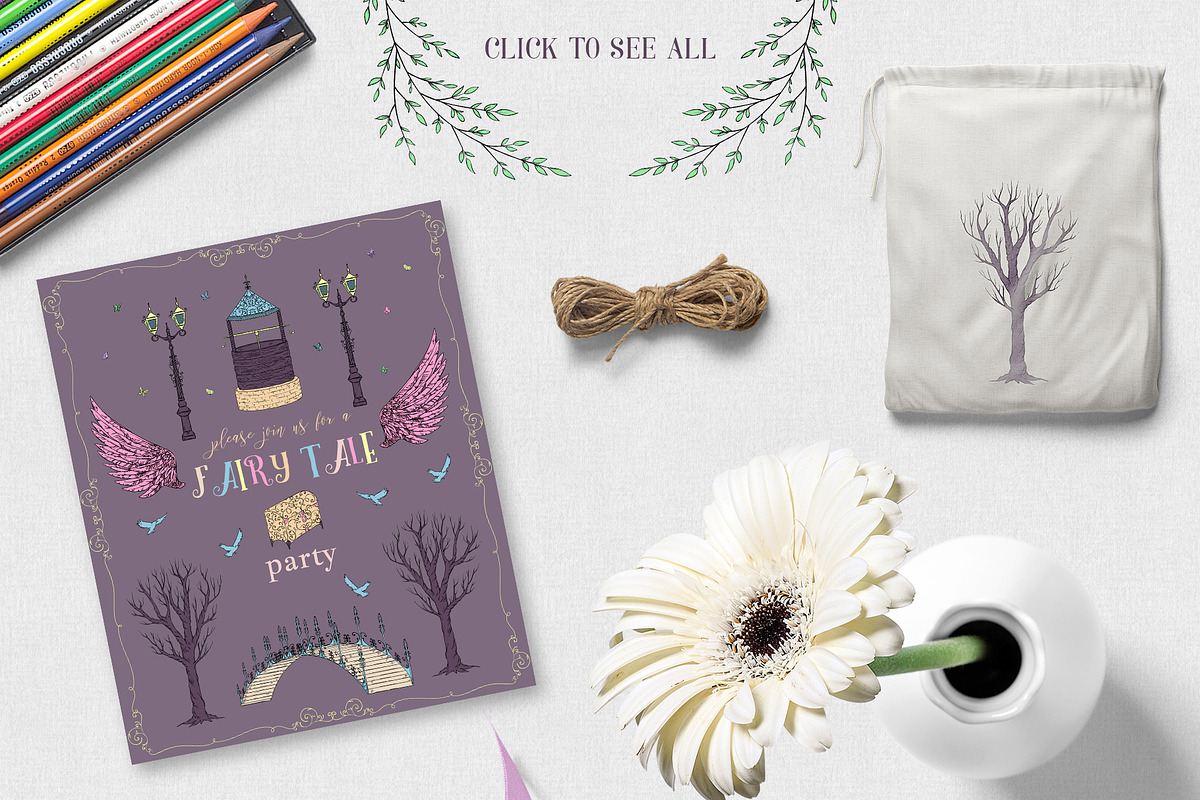 Fairy Tale. Vector collection, an Animal Illustration by kateja (Photo 3 of 9)