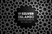 19 SILVER SEAMLESS ORIENTAL PATTERNS, a Pattern Graphic by AndisREA (Thumbnail 1 of 3)