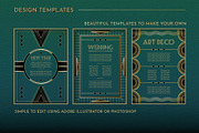 Art Deco Graphics Collection Vol 2, a Decorative Illustration by Wingsart Studio (Thumbnail 2 of 11)