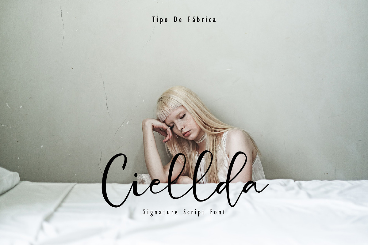 Ciellda || Signature Script Font preview 2