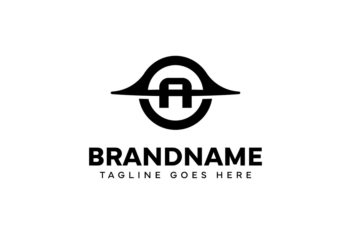Letter A Black Hole Logo, a Branding & Logo Template by Pray Art Design Studio