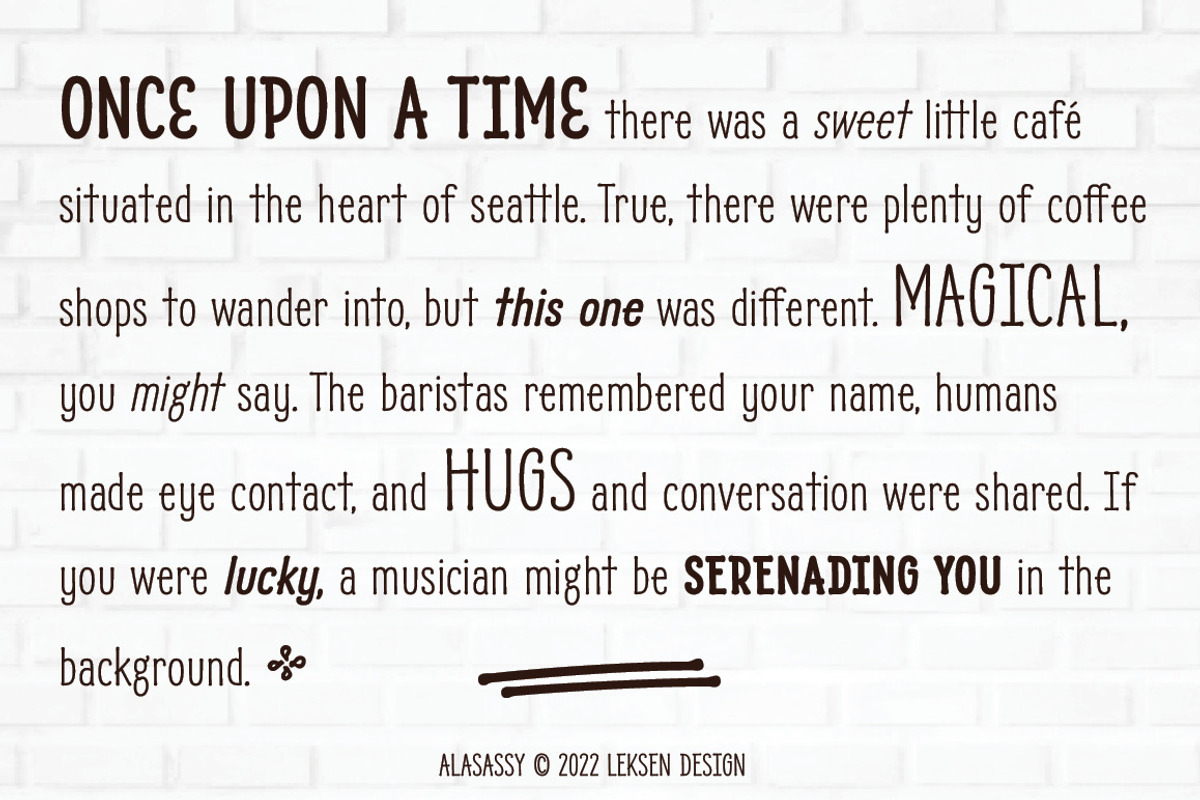 Alasassy, a Handwritten Font by Leksen Design (Photo 3 of 5)