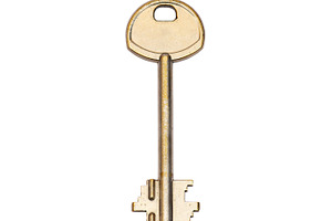   Old metal key