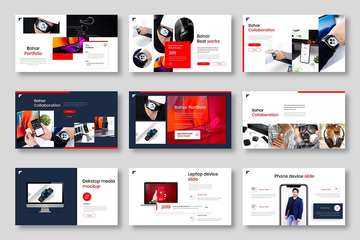 Bahar – Business PowerPoint Template, a Design Template by Dens Creative Studio (Photo 4 of 6)